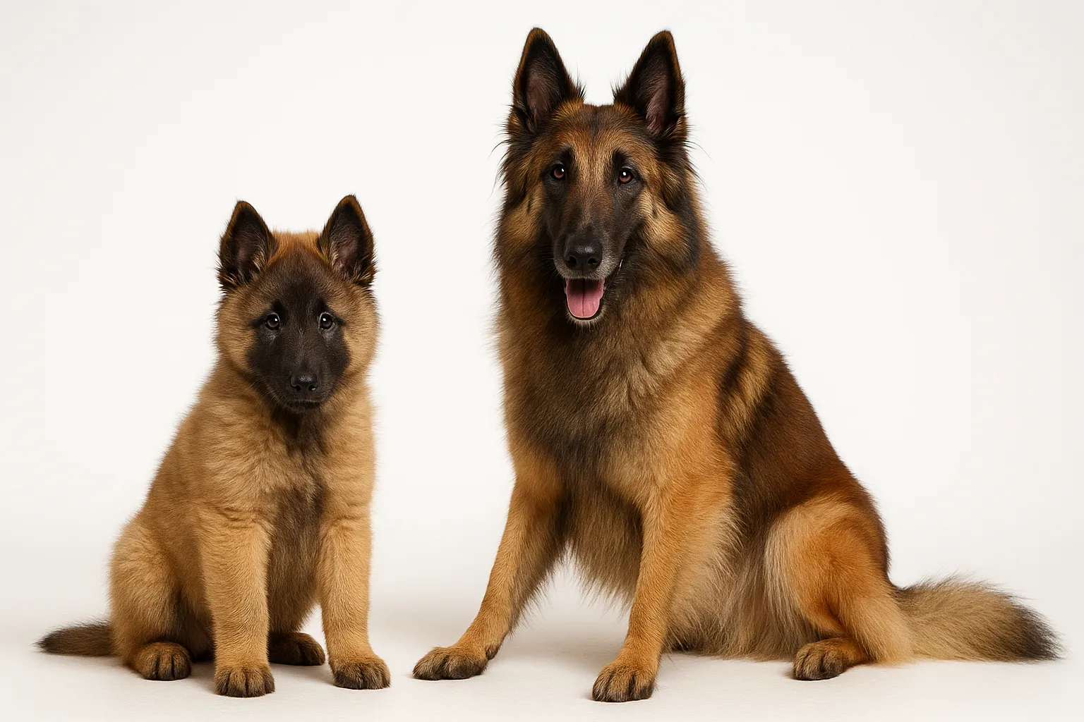 Belgian Tervuren — medium herding breed, 12-14 year lifespan