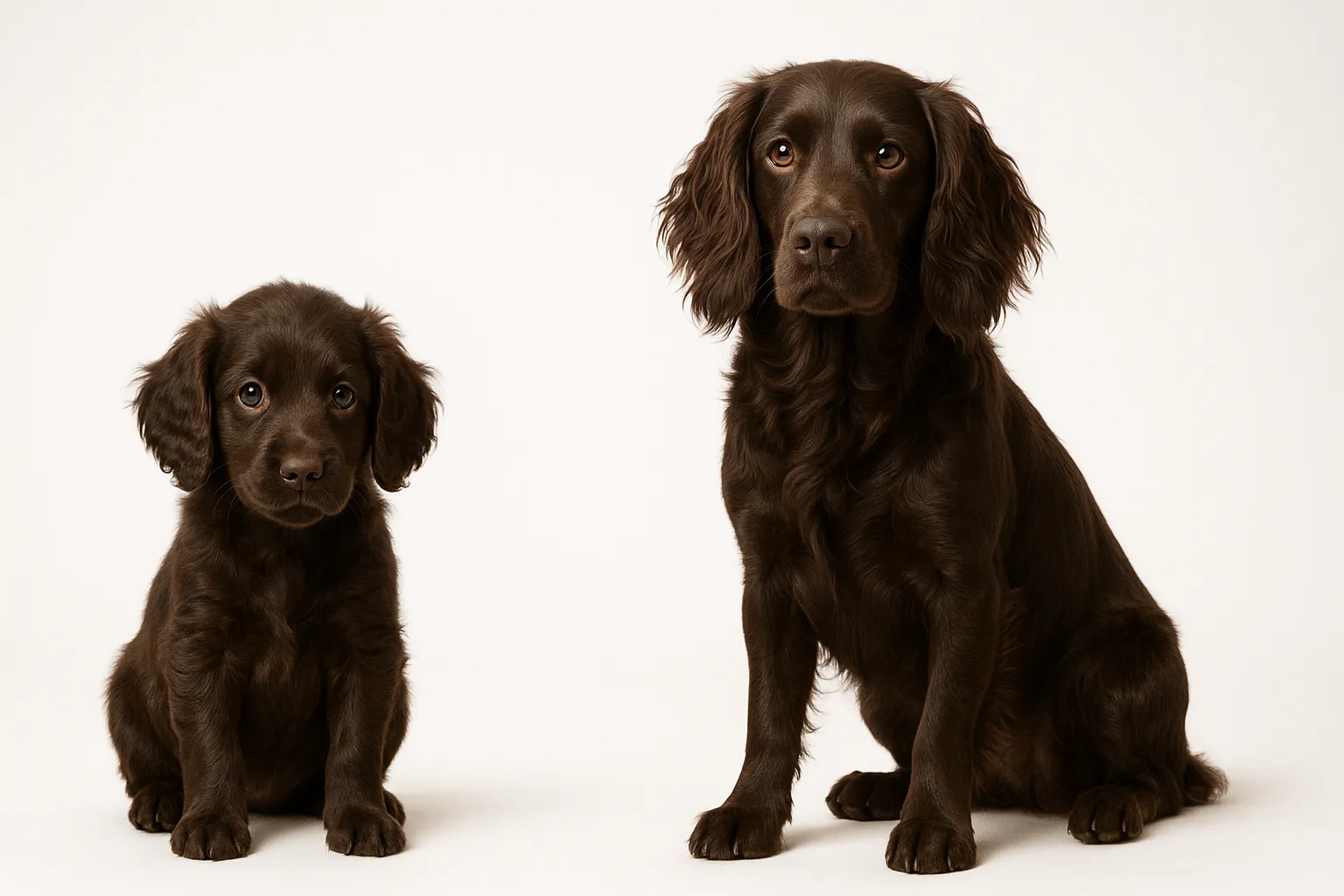 Boykin Spaniel puppy and adult — breed longevity visual