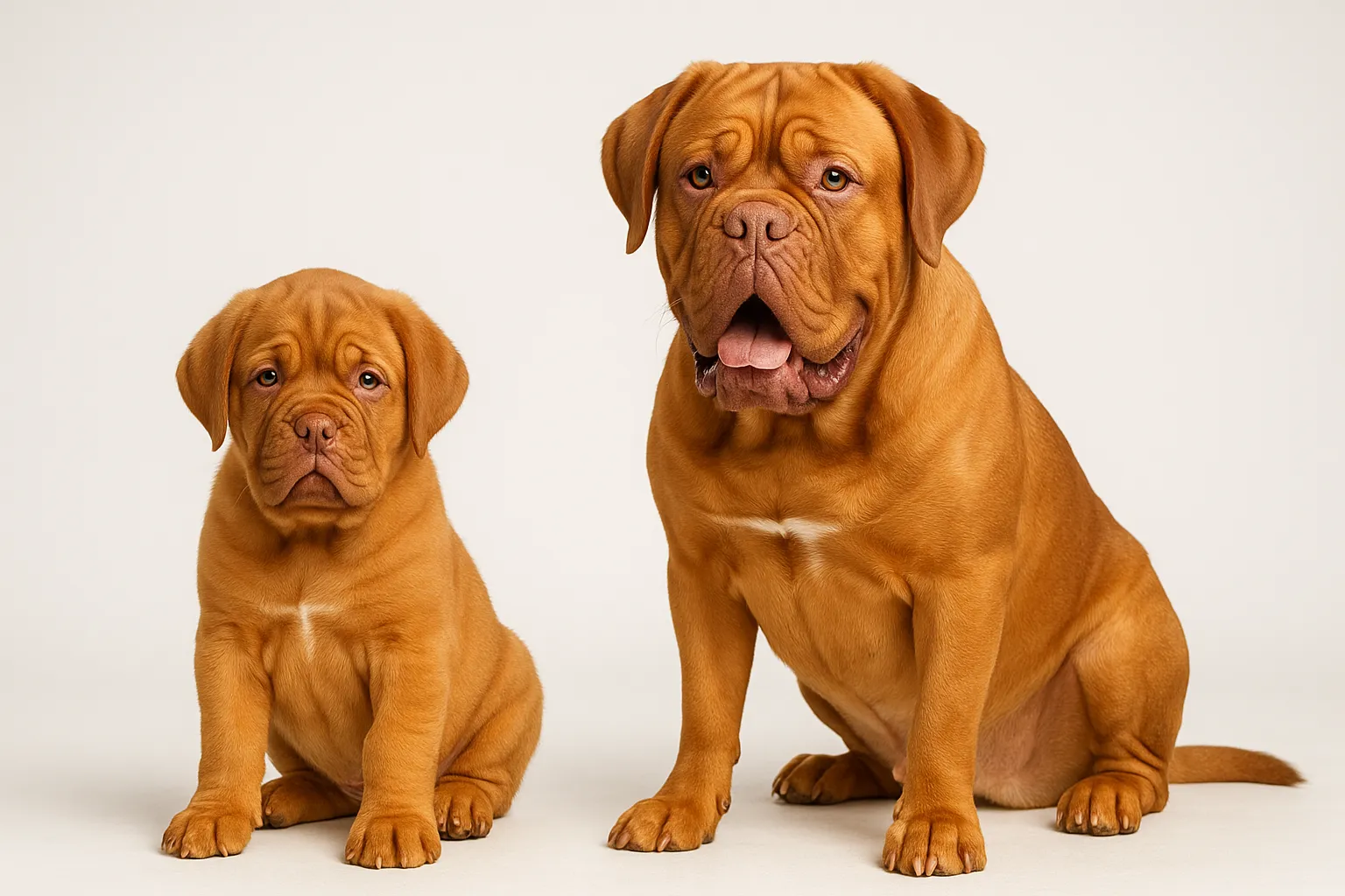 Dogue de Bordeaux — giant working breed, 5-8 year lifespan