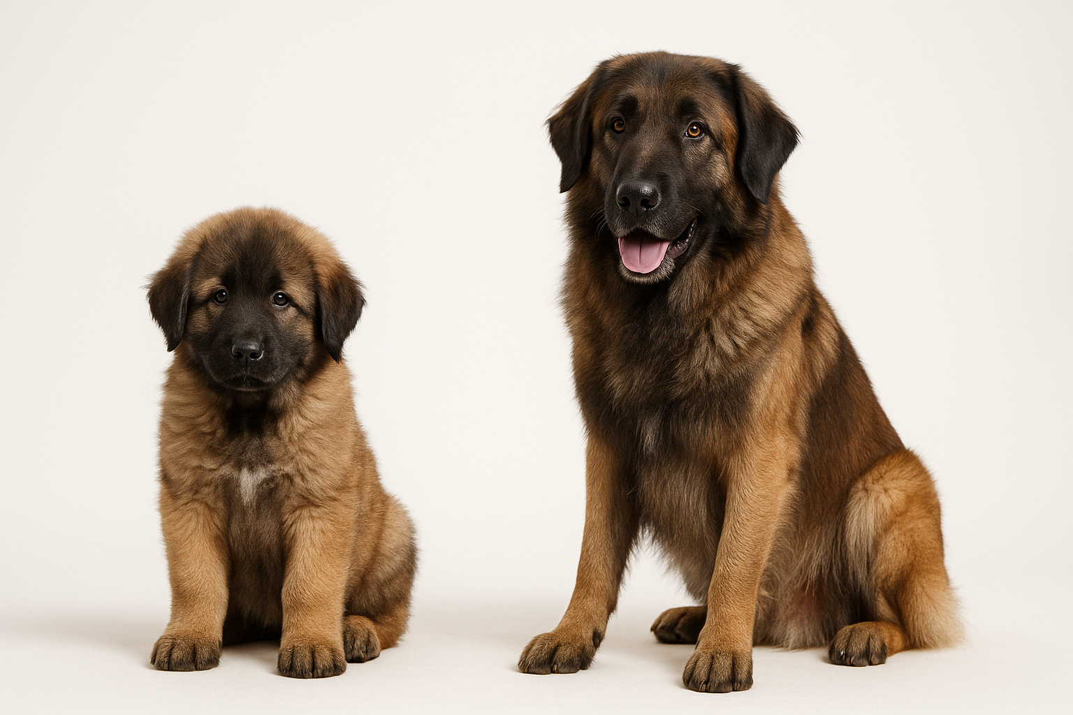 Estrela Mountain Dog puppy and adult — breed longevity visual