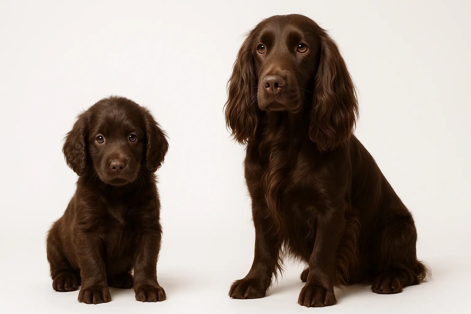 Field Spaniel — medium sporting breed, 12-13 year lifespan