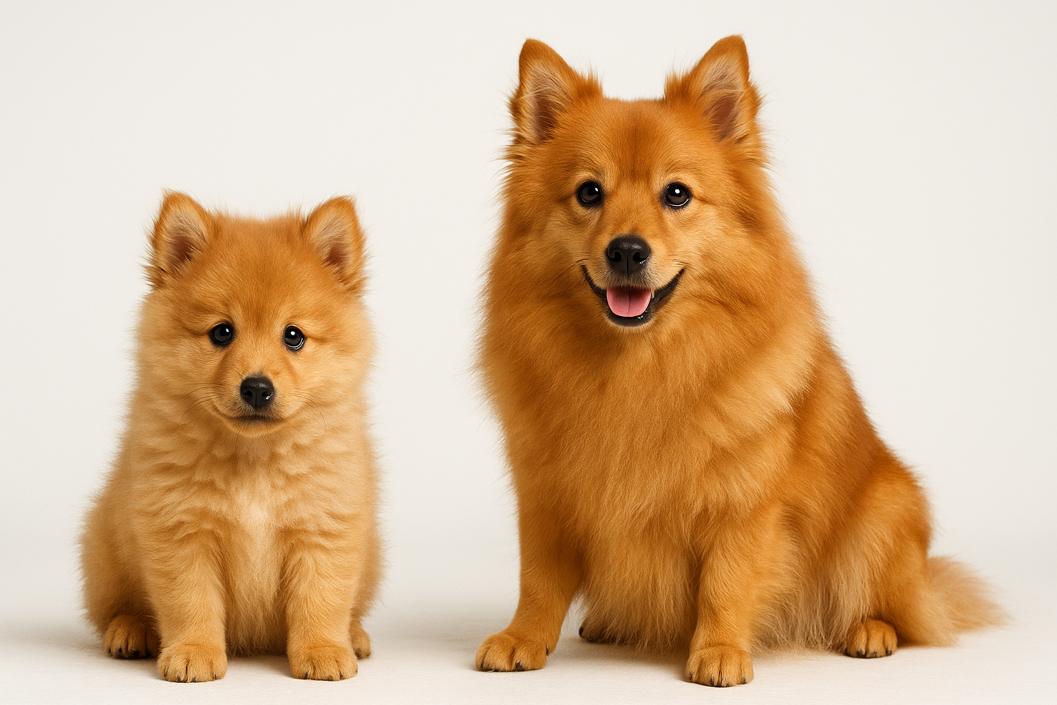 German Spitz puppy and adult — breed longevity visual