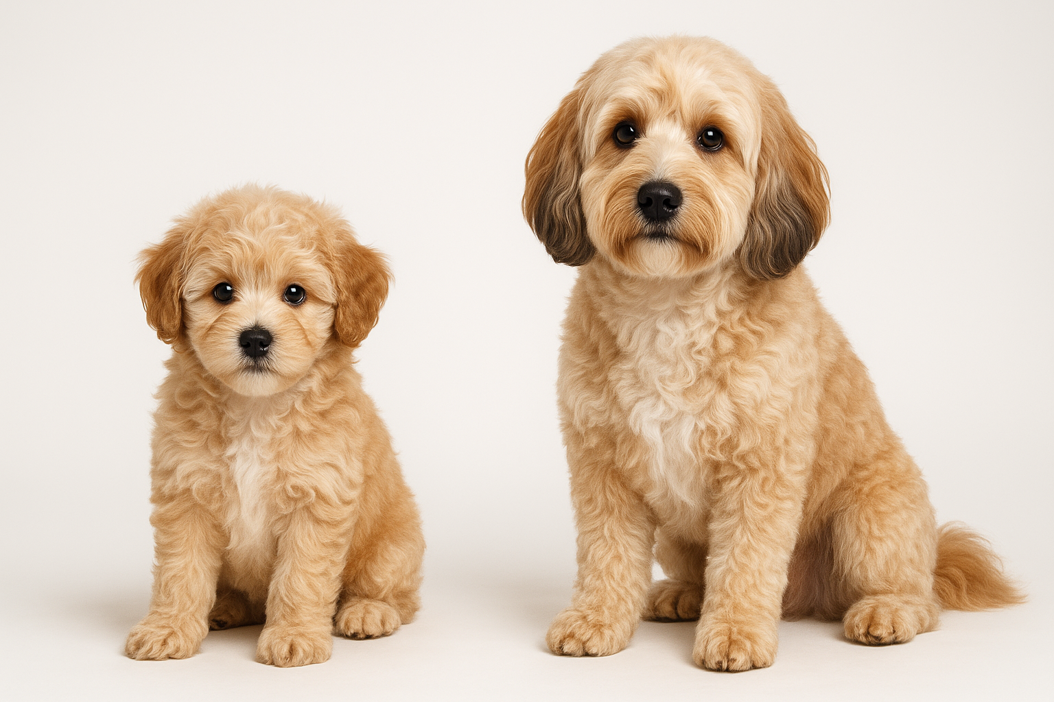 Havapoo puppy and adult — breed longevity visual