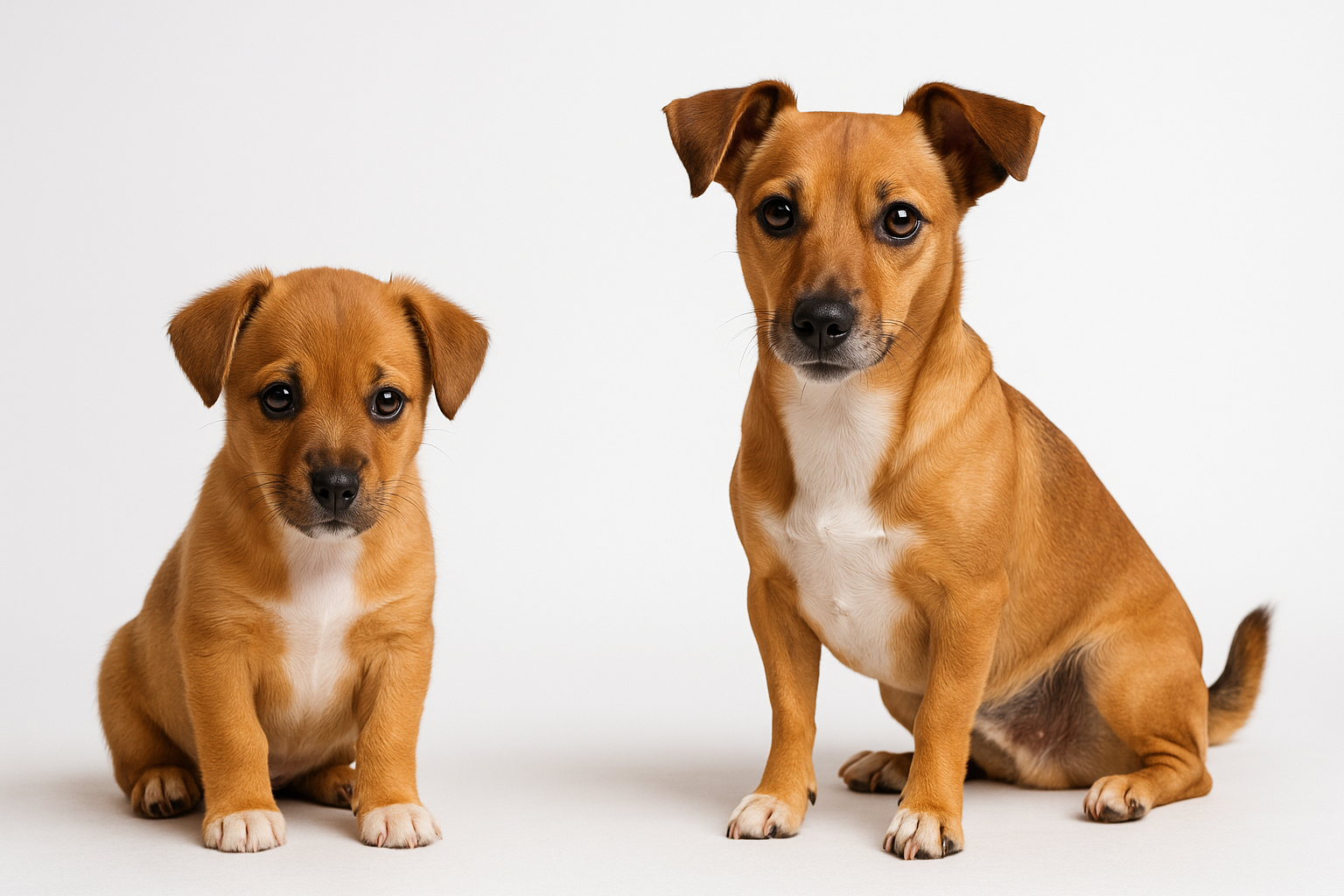 Jack Chi puppy and adult — breed longevity visual