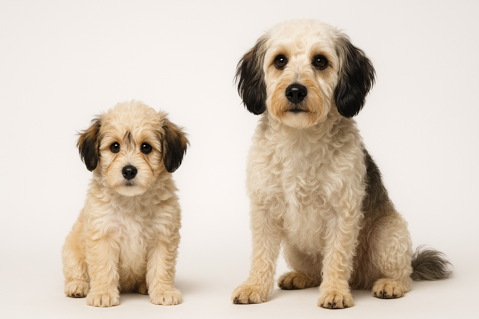 Jackapoo puppy and adult — breed longevity visual