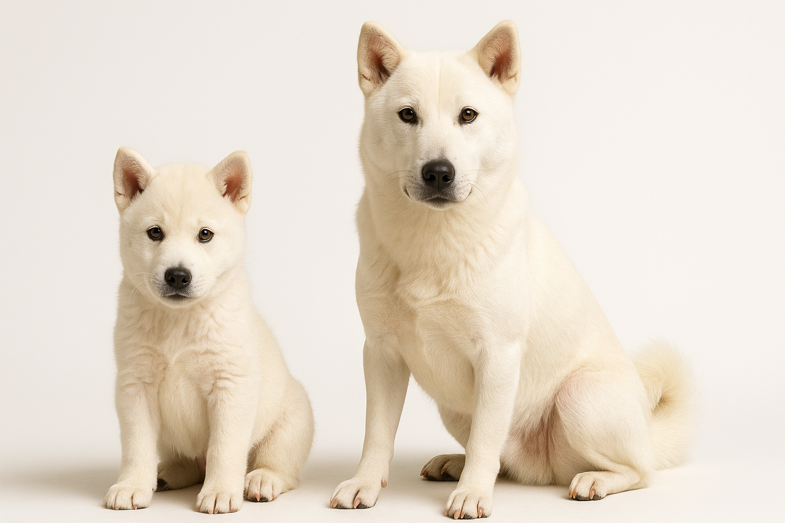 Kishu Ken puppy and adult — breed longevity visual