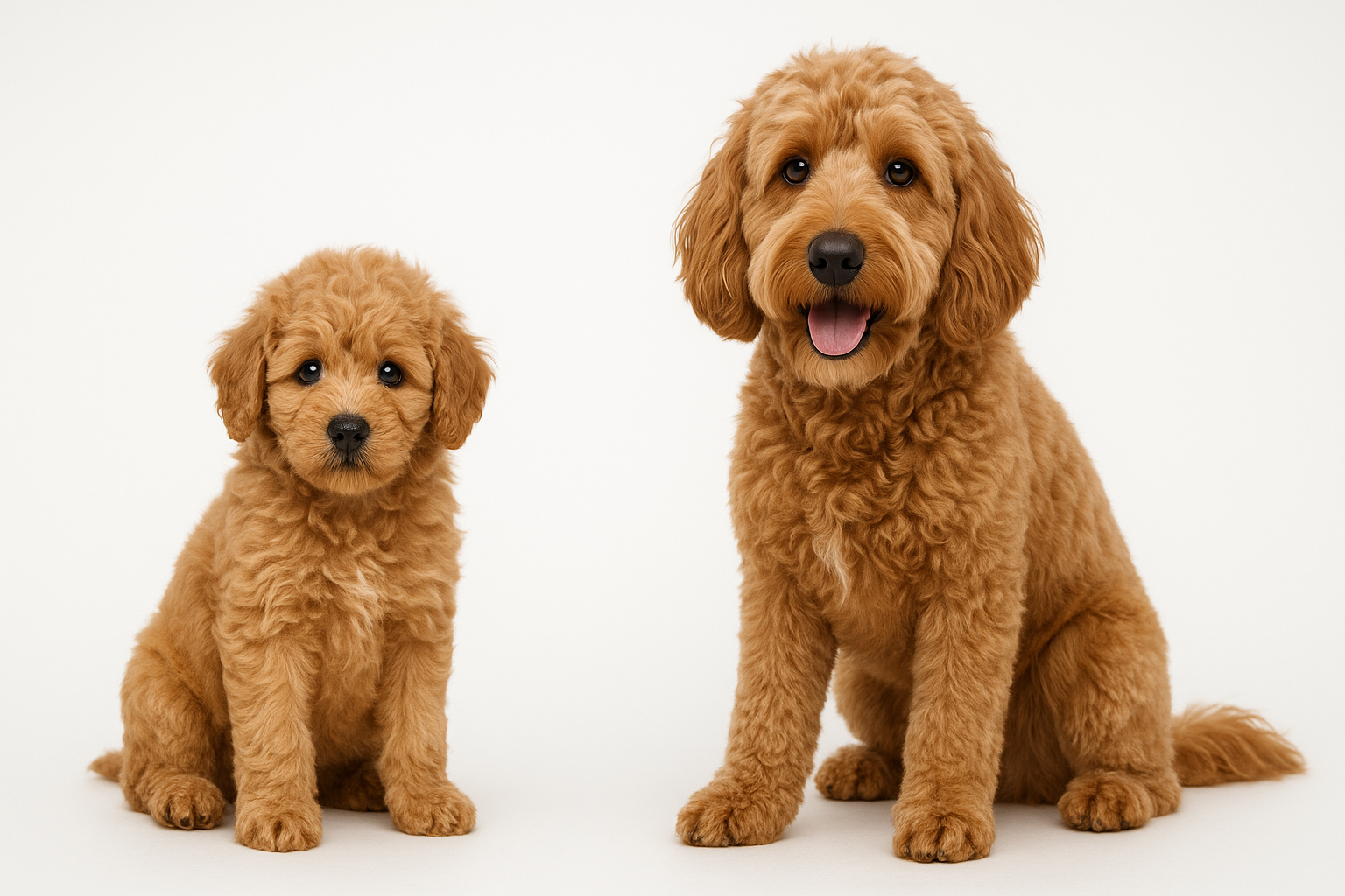 Mini Labradoodle — small mixed breed, 12-16 year lifespan