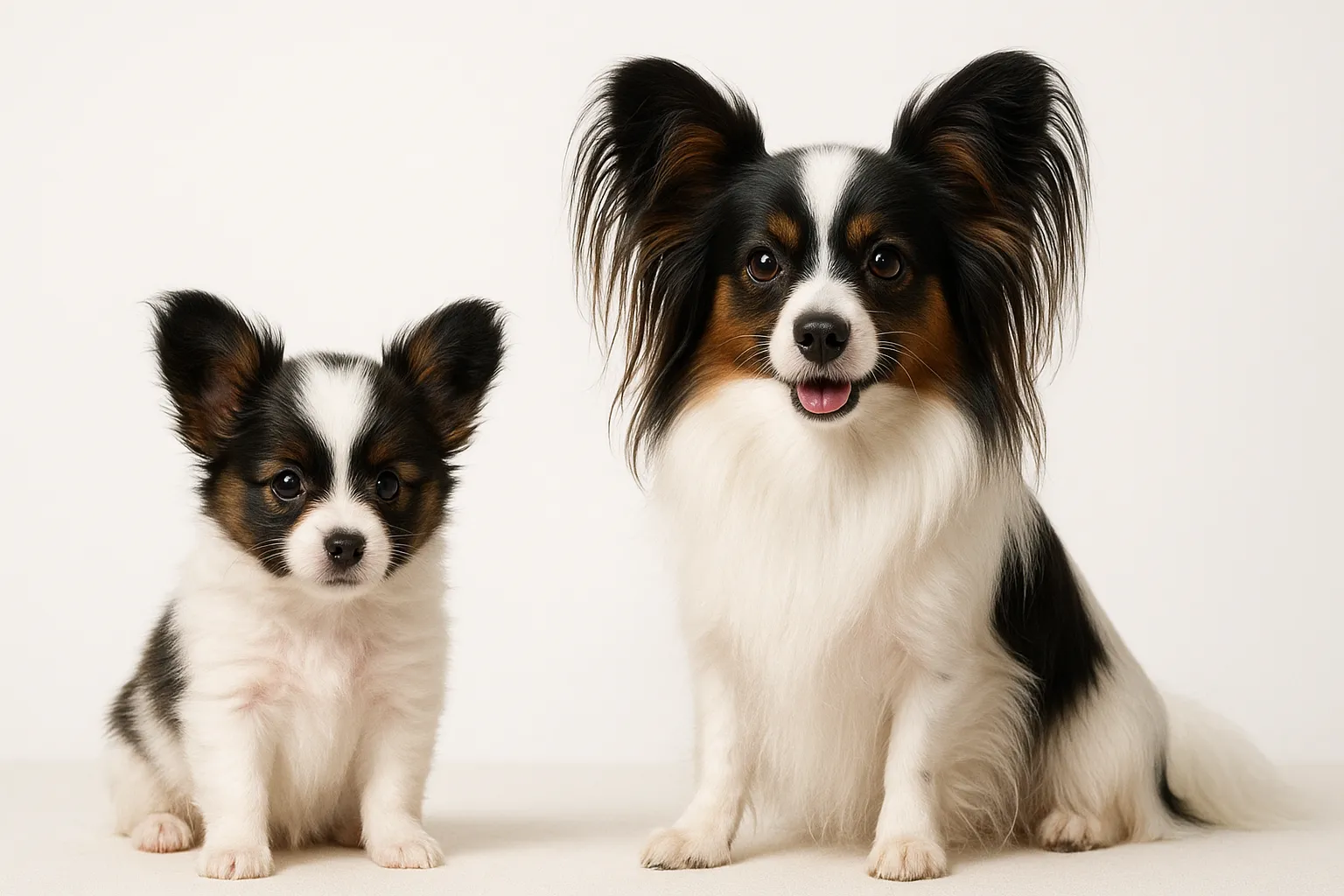 Papillon — toy toy breed, 14-16 year lifespan