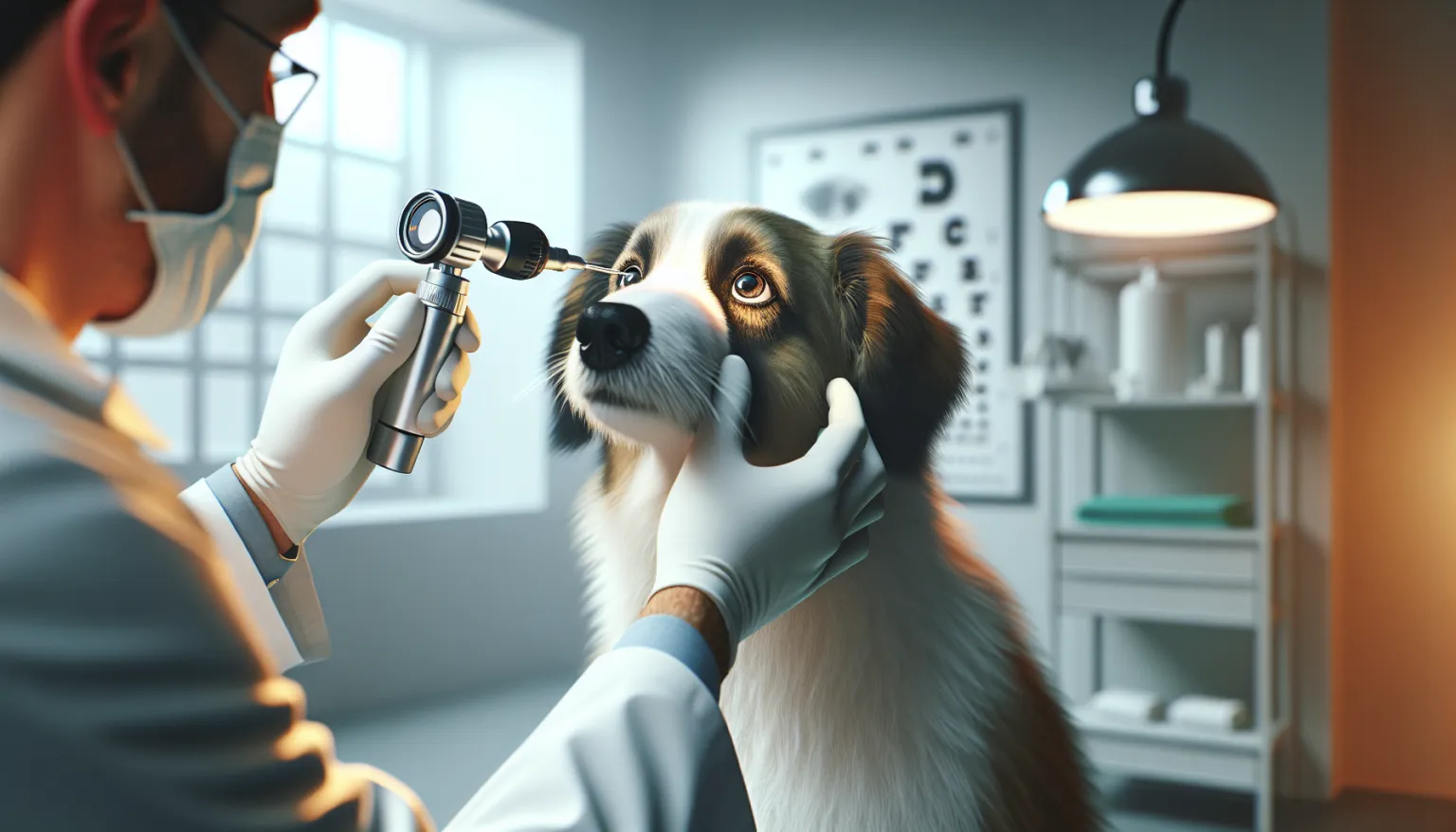 Entropion in dogs — veterinary care context